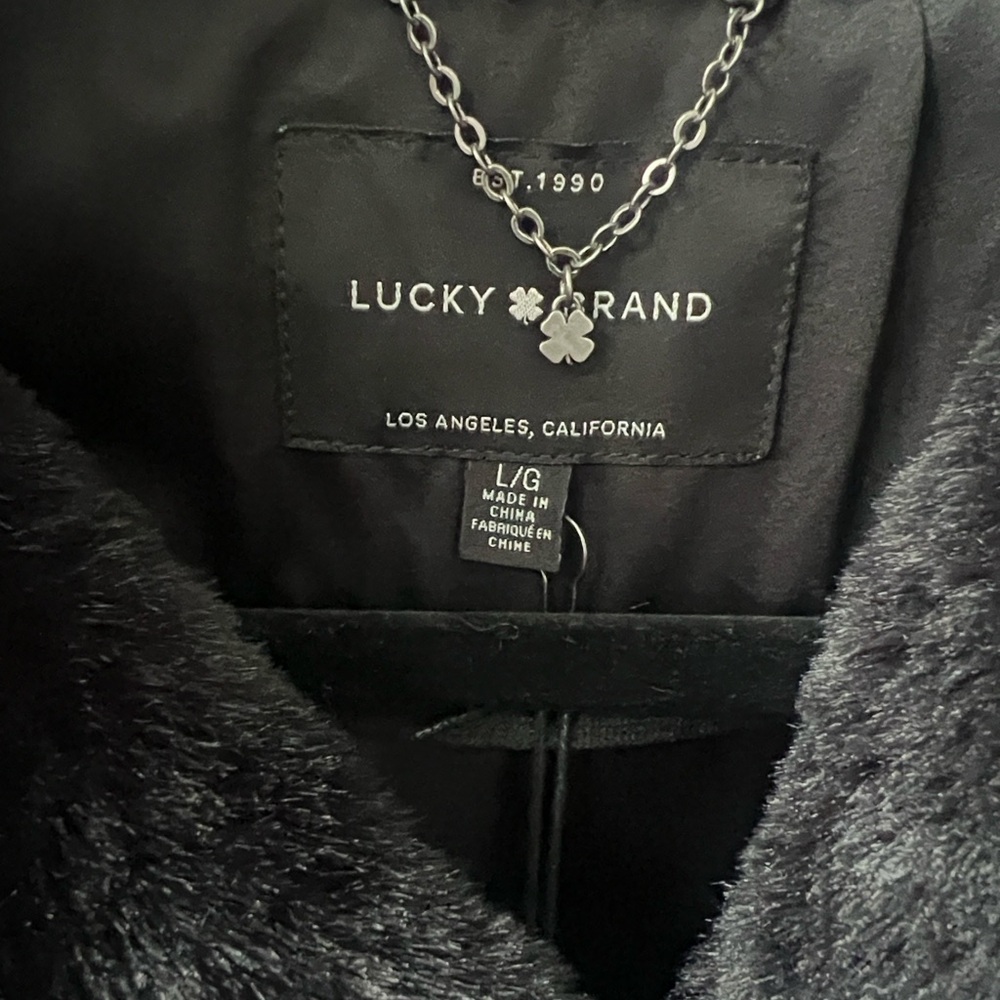 🌟🌟🌟LUCKY BRAND🌟🌟🌟
Black Faux Fur Women’s Jacket - Picture 2 of 9